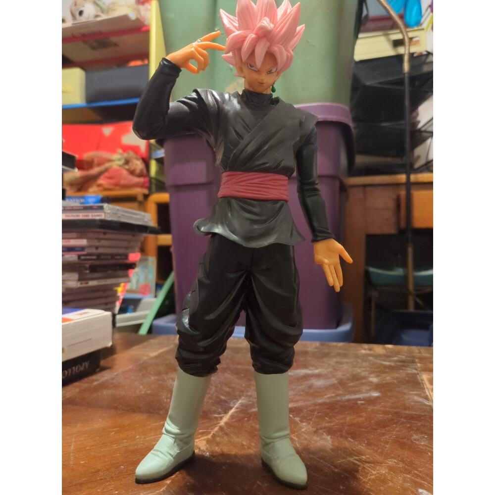 Anime toy kids Super Saiyan Rose Black Goku Zamasu 12" ROS Figure Toy Gift